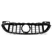 Calandre Panamericana Mercedes Classe C W206 2021-2023 Noir Brillant Barres Rouges Look Carbone