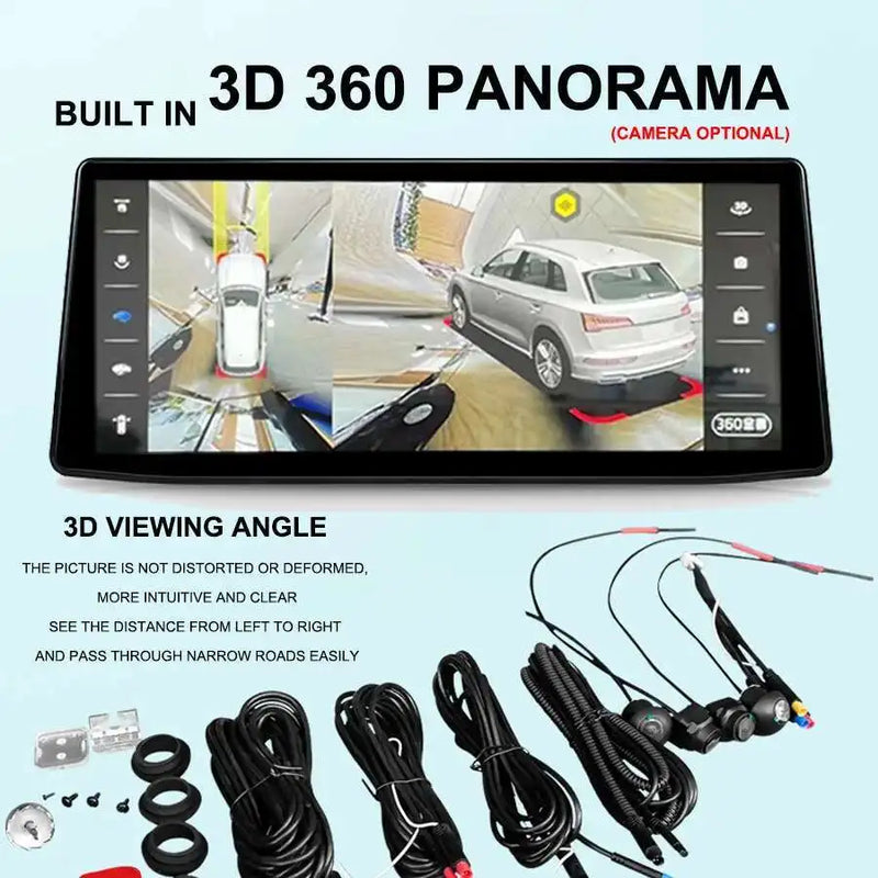 Autoradio Android Ford Mustang 2015-2021 Écran QLED Double Système CarPlay GPS DSP