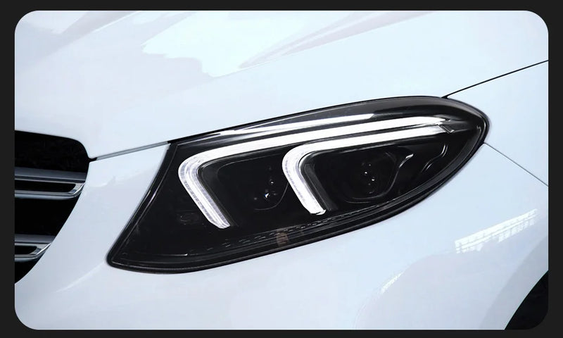 Phares LED Mercedes GLE W166 2015-2019 Paire Avant Signature Lumineuse