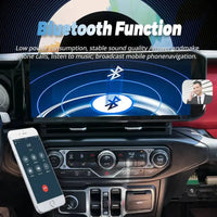 Autoradio Android Écran QLED Jeep Wrangler JL 2018-2022 CarPlay Sans Fil GPS 4G