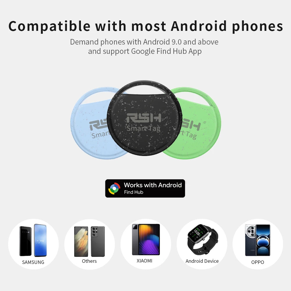 Traceur GPS Bluetooth Voiture RSH Smart Tag Android