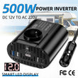 Convertisseur 12V 220V Voiture Allume-Cigare 400 W 500 W USB