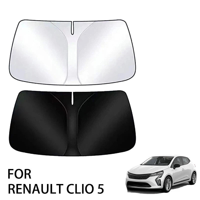 Pare-Soleil Pare-Brise Renault Clio 2 3 4 5 Cristal de Glace Anti-UV Sur Mesure