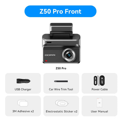 Dashcam DDPAI Z50 Pro 4K GPS ADAS 4G