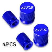 Bouchons de Valve Porsche GTS Lot de 4 en Métal Coloré pour Cayenne Cayman Panamera Macan 911 718