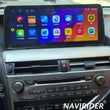 Autoradio Android 14 Écran QLED 12,3 Pouces Lexus RX 270 350 450h 2009-2015 CarPlay Double Système