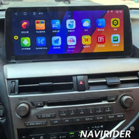 Autoradio Android 14 Écran QLED 12,3 Pouces Lexus RX 270 350 450h 2009-2015 CarPlay Double Système