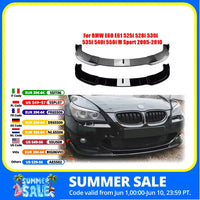 Lame de Pare-Chocs Avant BMW Série 5 E60 E61 M Sport 2005-2010 — vue de face