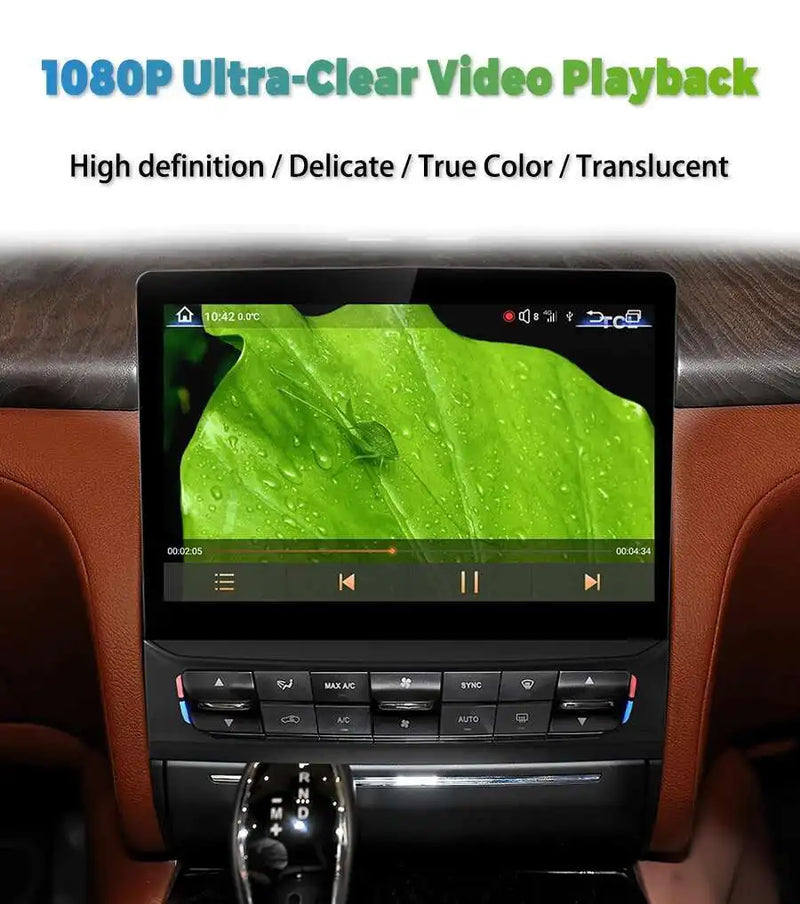 Autoradio Android 14 Maserati Levante 2017-2024 Écran 10,26 pouces CarPlay GPS Bluetooth