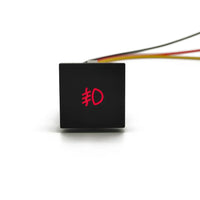 Bouton Poussoir LED Rouge Volkswagen Golf 6 Jetta 5 Scirocco — détail du support