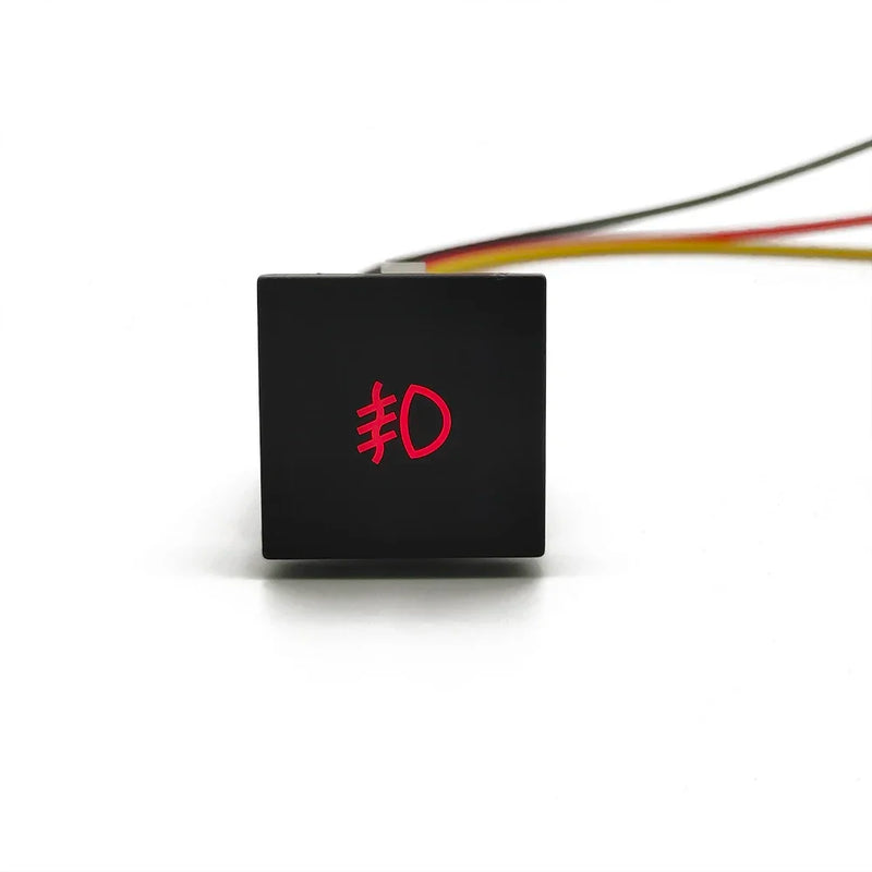 Bouton Poussoir LED Rouge Volkswagen Golf 6 Jetta 5 Scirocco — détail du support