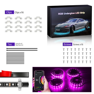 Éclairage d'Ambiance LED RGB Extérieur Étanche 12V
