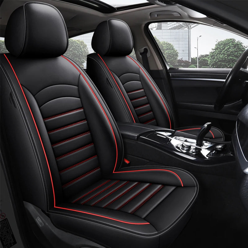 Housses de Siège Renault Clio Captur Scénic Cuir Synthétique Lignes Horizontales