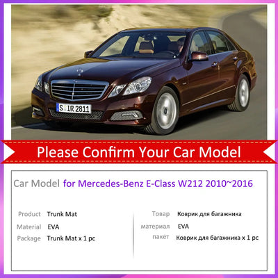 Tapis de Coffre Mercedes Classe E W212 2010-2016