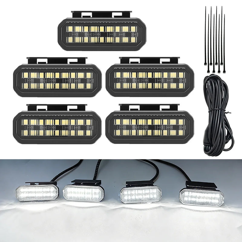 Feux de Calandre LED Nissan Frontier 4, 5 ou 8 Feux RGB ou Couleur