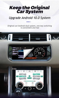 Autoradio Android 13,3 Pouces Land Rover Defender 2020-2024 Écran Tactile CarPlay Sans Fil Android Auto