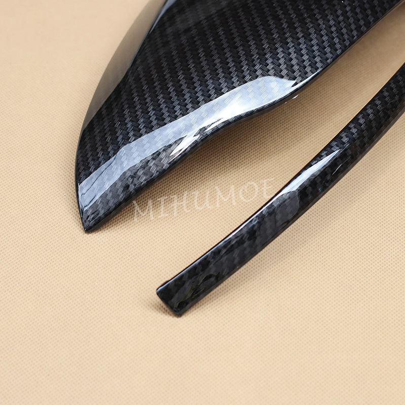 Coque de Rétroviseur Mercedes Classe C W205, E W213, S W222, GLC X253, GLA, GLB, CLS, EQA, EQB, EQC Aspect Carbone, Paire à Coller