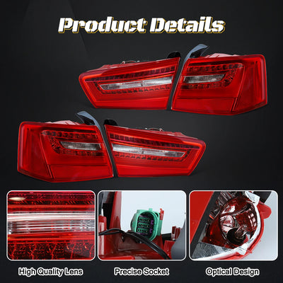 Feu Arrière LED Audi A6 C7 2010-2016 Clignotant