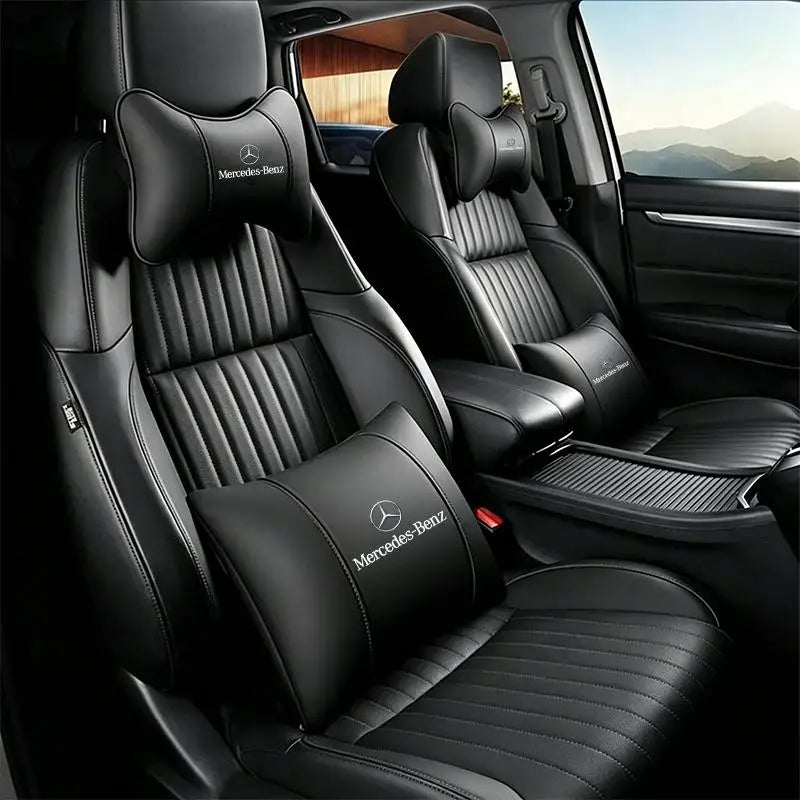 Coussin Lombaire et Appuie-Tête Cuir Mercedes AMG W205