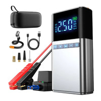 Booster de Batterie Voiture 1500A Compresseur 150 PSI Coque Argent