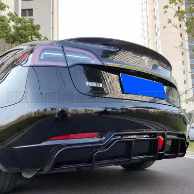 Diffuseur Arriere Tesla Model 3 Model Y Carbone