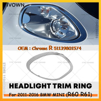 Mini Cooper Countryman R60 R61 2011-2016 Headlight Bezel