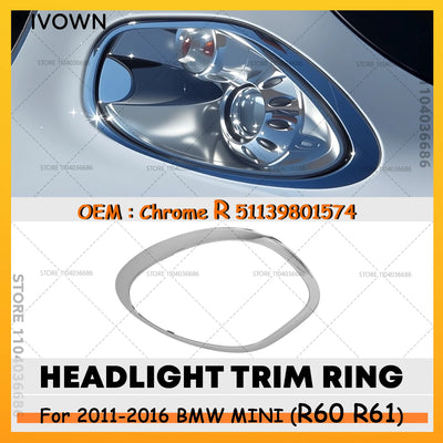 Cerclage d'Optique Mini Cooper Countryman R60 R61 2011-2016