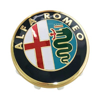 Cache-Moyeux Alfa Romeo 58 mm Lot de 4 Centres de Roue Logo pour Giulietta MiTo Giulia 159 147 156 166 Stelvio Brera