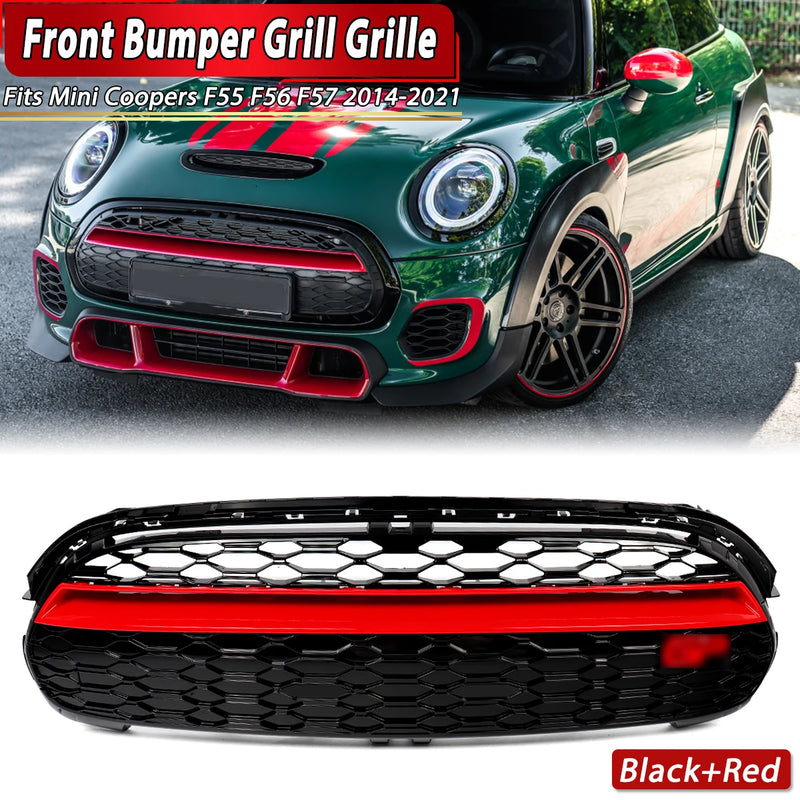 Calandre Mini Cooper F55 F56 F57 GP Style Noir Brillant