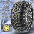 Chaînes à Neige Voiture TPU Arête de Poisson 165-275 mm