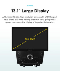Autoradio Android Ford Mustang 2010-2014 Écran 2K CarPlay Sans Fil Caméra ADAS 360 GPS