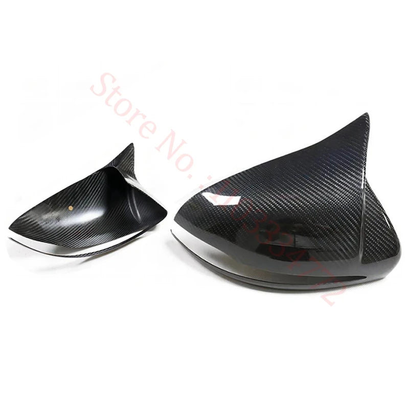 Coque de Rétroviseur Mercedes Classe C W205, E W213, S W222, GLC X253, GLA, GLB, EQA, EQB, EQC en Carbone Véritable, 8 Styles