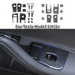 Bouton Lève-Vitre Cache Adhésif Tesla Model 3 Y Highland
