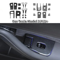 Bouton Lève-Vitre Cache Adhésif Tesla Model 3 Y Highland