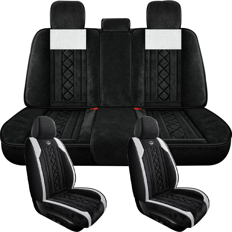 Housses de Siège Volvo XC40 XC60 S40 S60 S80 S90 V40 V60 V70 V90 Universelles Antidérapantes Jeu Complet 5 Places