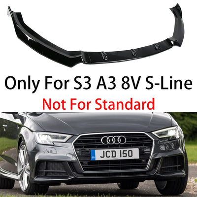 Lame Pare-Chocs Avant Becquet Audi A3 8V S3 2014-2020
