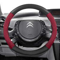 Housse de Volant Citroën Daim et Texture Carbone C3 C4 X Berlingo C5 Aircross Jumper Spacetourer Ami X