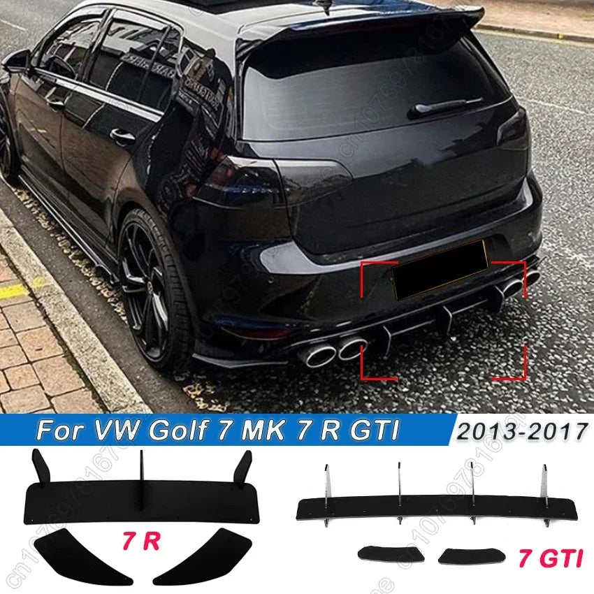 Diffuseur Arrière Volkswagen Golf 7 R GTI 2013-2017