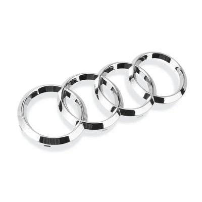 Logo Audi 4 Anneaux Noir ABS A5 Q3 Q8 TT