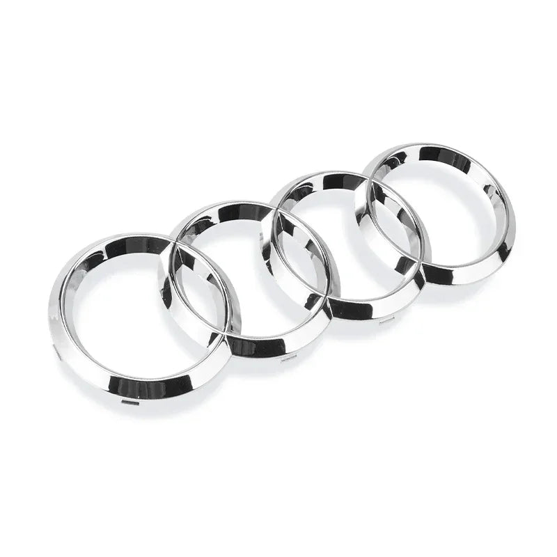 Logo Audi 4 Anneaux Noir ABS A5 Q3 Q8 TT