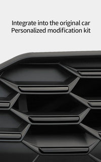 Kit Décor de Calandre 48 Pièces Noir Nid d'Abeille Audi A3 8Y 2020-2023