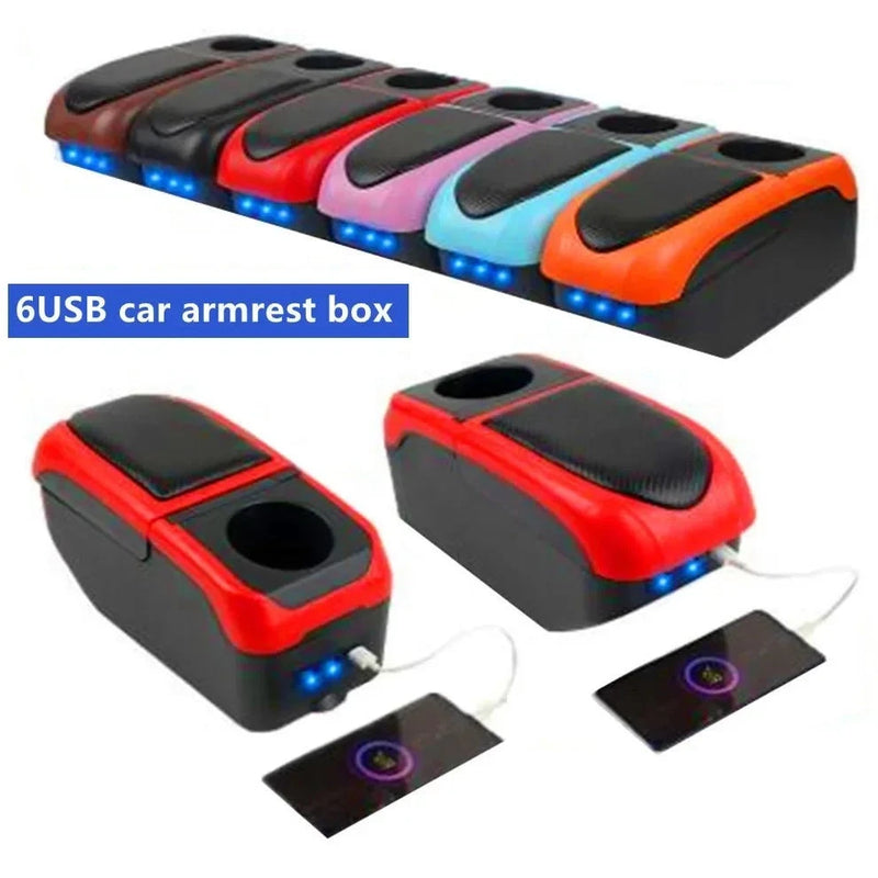 Mittelarmlehne Peugeot 206 und 206 CC mit USB-Ladegerät — Rückansicht