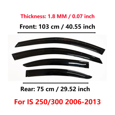 Déflecteurs de Vitres Lexus IS 250 300 2006-2013