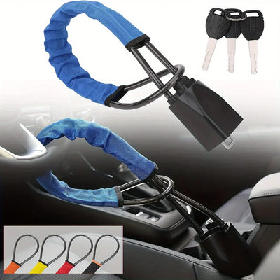 Antivol de Volant Voiture avec Verrouillage de Ceinture