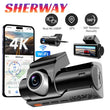 Dashcam 4K Double Canal H265 GPS Vision Nocturne