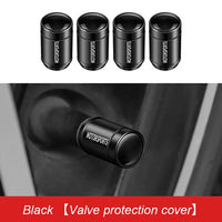 Bouchons de Valve Porsche Cayenne, Cayman, Panamera, Macan, 911, 718 et 928 en Aluminium, Lot de 4, Argent, Rouge ou Noir