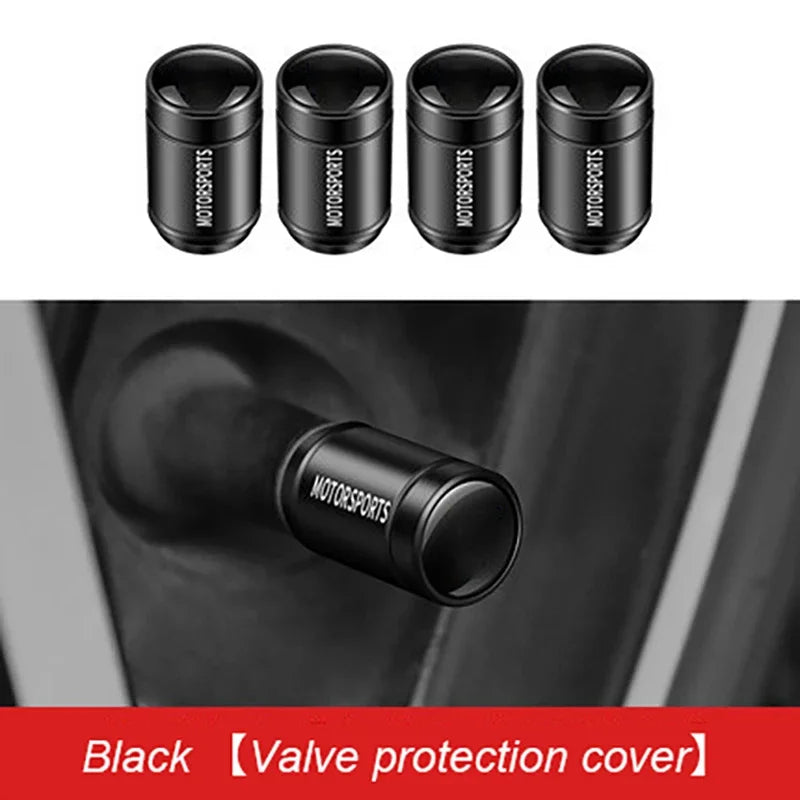 Bouchons de Valve Porsche Cayenne, Cayman, Panamera, Macan, 911, 718 et 928 en Aluminium, Lot de 4, Argent, Rouge ou Noir