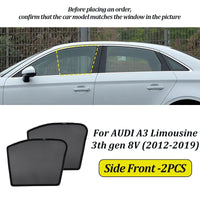 Pare-Soleil Magnétique Audi A3 8V Berline 2016-2020 Vitres Latérales et Lunette Arrière Anti-UV