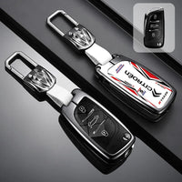 Étui de Protection Clé Citroën C3 C4 C5 Berlingo Picasso Alliage de Zinc Blanc ou Noir