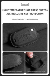 Coque de Clé Peugeot Citroën Suédine Clé Repliable ou Fixe 3 Touches